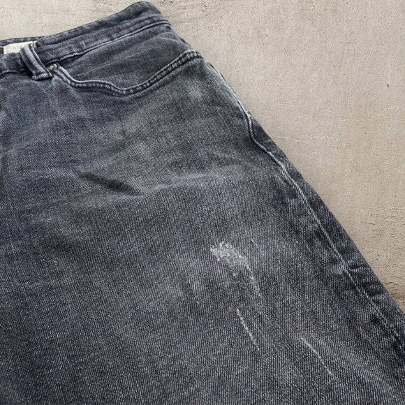 ALL SAINTS REX Jeans Men's W32 Black Distressed‎ Denim Slim Fit Tapered Ripped - Picture 5 of 13
